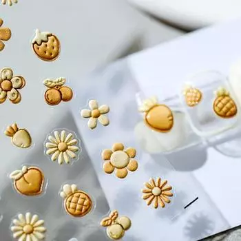 Наклейки для ногтей, самоклеящиеся, водонепроницаемые, привлекательные, ультратонкие, в виде цветка, стильные, нежные наклейки для дизайна ногтей, принадлежности для ногтей