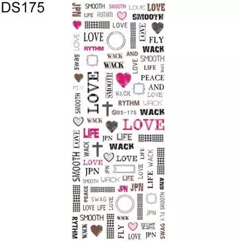 Наклейки для ногтей своими руками, чтобы обернуть наклейки с водяными знаками для ногтей DS180