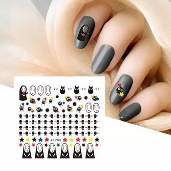 Наклейки для ногтей Водонепроницаемые Улучшают атмосферу Привлекательные Хорошие наклейки для маникюра на Хэллоуин Типсы Украшения Принадлежности G