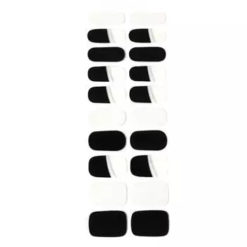 Наклейки для ногтей второго поколения полузапеченные гелевые наклейки для ногтей запеченные светло-нюдового цвета 6.5*18