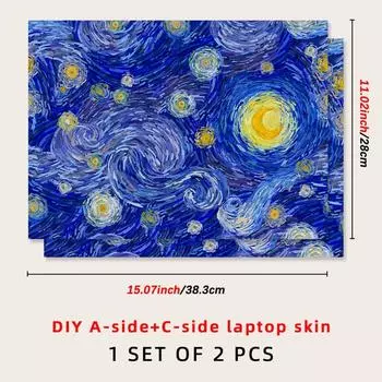 Наклейки для ноутбука 15 дюймов A+C Side Skins для Macbook / HP / Dell / Lenovo / Acer Universal 6