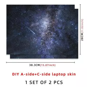 Наклейки для ноутбука 15 дюймов A+C Side Skins для Macbook / HP / Dell / Lenovo / Acer Universal 3