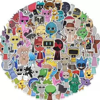 Наклейки для ноутбука и бутылки с водой, крутая игровая наклейка для подростков, телефона для девочек, велосипеда, скейтборда, дорожного чехла, компьютера 120 шт. One Size