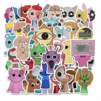 Наклейки для ноутбука и бутылки с водой, классная игровая наклейка для подростков, телефон для девочек, велосипед, скейтборд, дорожный футляр, компьютер One Size