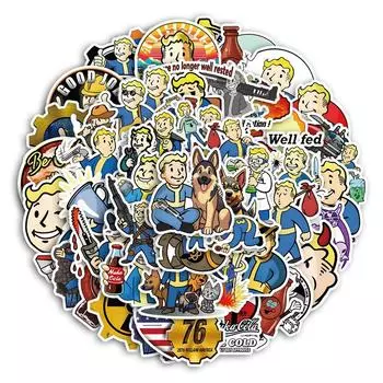 Наклейки для ноутбука и бутылки с водой, классная игровая наклейка для подростков, телефон для девочек, велосипед, скейтборд, дорожный футляр, компьютер