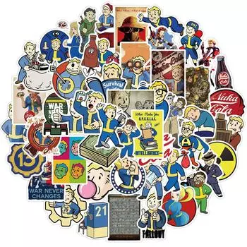 Наклейки для ноутбука и бутылки с водой, классная игровая наклейка для подростков, телефон для девочек, велосипед, скейтборд, дорожный футляр, компьютер