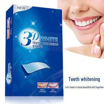 Наклейки для отбеливания зубов 3D Magic — рекомендуются Wei Ya для быстрого удаления желтизны и отбеливания, выбирают Li Jiaqi. one pack of 2 patches