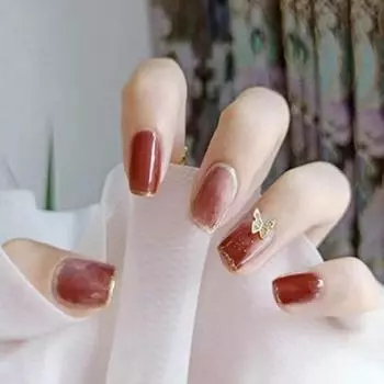 Наклейки для педикюра Ansefit 24p, Z023, 2 набора