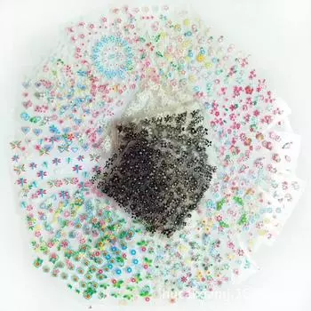 Наклейки для переноса дизайна ногтей, 3D-дизайн, маникюрные советы, наклейки, украшения 10 sheets