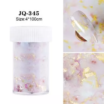 Наклейки для переноса наклеек из фольги для ногтей серии Marble-Grain One Size