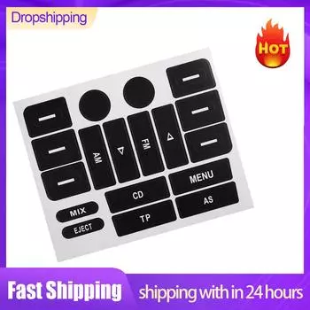 Наклейки для ремонта кнопок радиоприемника, наклейки для ремонта кнопок радиоприемника FM, наклейки для ремонта новых автомобильных аксессуаров для Golf MK5 и Passat CHINA
