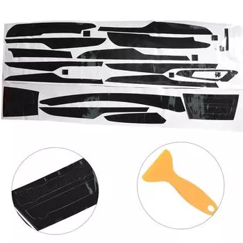 Наклейки для салона BMW X5 F15 2014 2015 2016 2017 2018 Наклейки для салона из углеродного волокна 5D Набор наклеек для внутренней отделки автомобиля CHINA