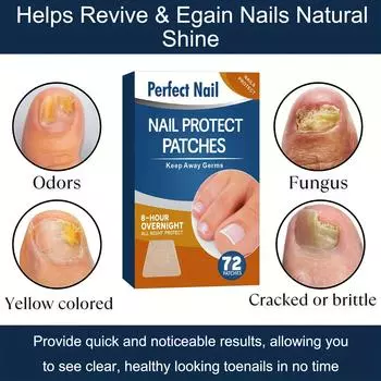 Наклейки для ухода за ногтями, половина лотка, полный лоток, 72 наклейки One Size