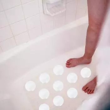 Наклейки для ванны, нескользящие, не выцветающие, сильная липкость, предотвращают падения в ванной, прочные наклейки для ванной комнаты 10cm чёрный