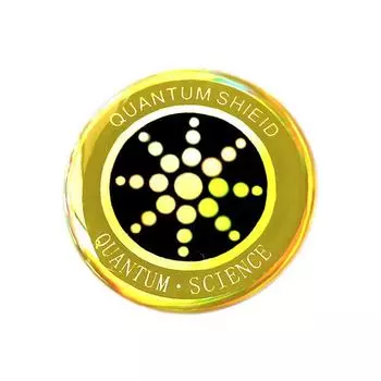 Наклейки для защиты от радиации Quantum Shield: Черные наклейки Tech Energy для мобильных телефонов nude sticker золотой