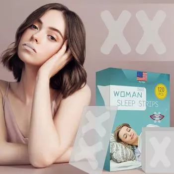 Наклейки для защиты рта от храпа для детей - Корректор сна 60 pieces per box трава зеленый