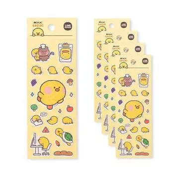 Наклейки Line Friends Mininie, 5 штук, Salini