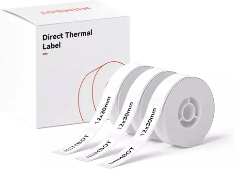 Наклейки на этикетки NIIMBOT, совместимые с производителями этикеток, совместимые с оригинальным терморулоном, термопечать этикеток, устойчивая к воде, адрес, цена 210 12x30 мм
