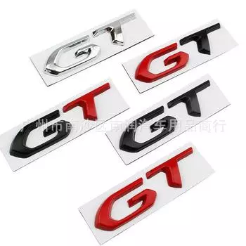 Наклейки на автомобиль Kia Peugeot 4008 и Volkswagen GT, украсьте свою поездку с помощью наклейки GT LINE на задний бампер. GT sticker чёрный/красный