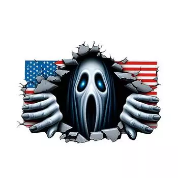 Наклейки на автомобиль на Хэллоуин, готические 3D-наклейки на автомобиль, забавные автомобильные наклейки, ужасы, автомобильные наклейки для мотоциклов, внедорожников, шкафчиков