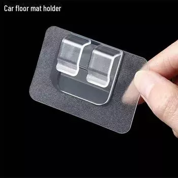 Наклейки на автомобильные коврики Velcro - прочные двухсторонние клейкие застежки Double buckle car floor mats