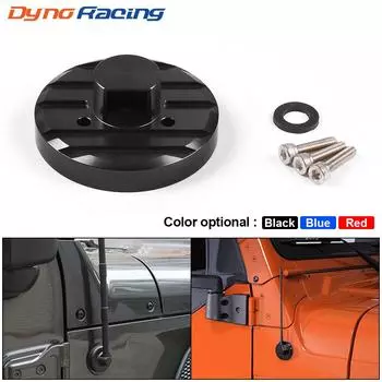 Наклейки на автомобиль, основание антенны, защитный чехол, накладка для Jeep Wrangler 07-17 JK/JL, декоративная крышка чёрный