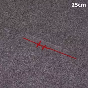 Наклейки на автомобиль с полосой ЭКГ, виниловые водонепроницаемые наклейки, крутые лазерные светоотражающие наклейки для автомобилей, грузовиков, мотоциклов, аксессуары для декора