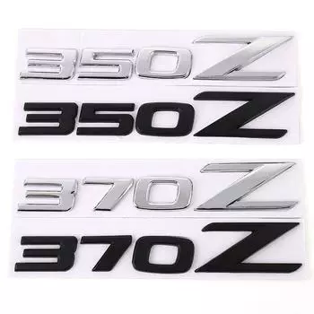 Наклейки на автомобиль Спортивные металлические наклейки Задний логотип эмблема значок наклейки наклейки для 350Z 370Z Fairlady Z Z3 Z34 автостайлинг Silver 350Z