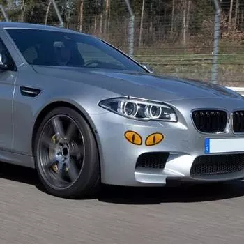 Наклейки на автомобиль Светоотражающая наклейка Безопасность вождения в ночное время Милая наклейка с предупреждением Милая наклейка с предупреждением Большие глаза Узор Водонепроницаемый клей