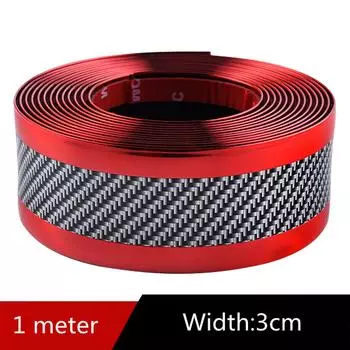 Наклейки на автомобиль Защитная накладка на порог двери от царапин Резиновая полоса Защита порога автомобиля из углеродного волокна Наклейка на бампер Плёнка для укладки