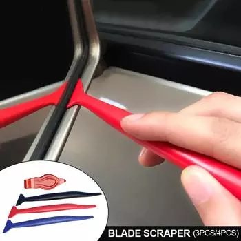 Наклейки на автомобиль Жесткая пленка Виниловые инструменты Микроскребок Скребок для автомобиля Микропрокладка Скребок для оклеивания автомобиля Аксессуары для скребка