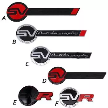 Наклейки на боковую эмблему кузова автомобиля с логотипом ABS SVR Style-A