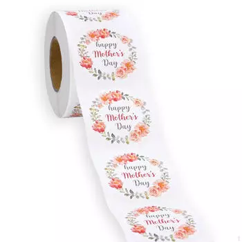 Наклейки на день матери, украшения, подарки для матери, художественные наклейки на конверты, этикетки с печатью