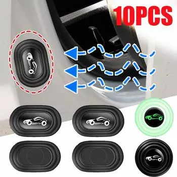 Наклейки на дверные накладки для предотвращения столкновений автомобиля Прокладка амортизатора автомобиля Защита от ударов Звукоизоляция Бесшумный буфер Силиконовая прокладка