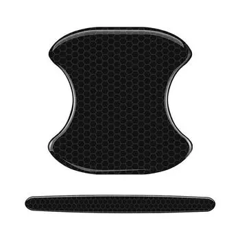 Наклейки на дверные ручки автомобиля с защитой от царапин, мягкий и удобный эпоксидный материал, прозрачный дизайн, защищает лакокрасочное покрытие автомобиля CHINA