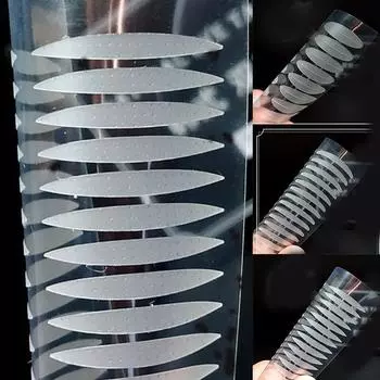 Наклейки на двойное веко, наклейка на веко, невидимая наклейка на веко, лента для век, нашивка на двойное веко, натуральная наклейка на веко Oval 3 sheet /120 stickers