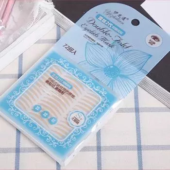 Наклейки на двойные веки Celebrity Lace - телесного цвета, прочные, невидимая сетка - 144 наклейки Small size, 60 pairs, bag