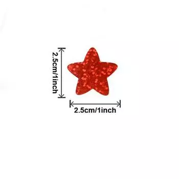 Наклейки на Хэллоуин с именем ребенка в виде пятиконечной звезды Канцелярские принадлежности X088 A10-500pcs-2.5cm