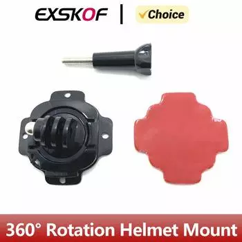 Наклейки на изогнутую поверхность основания шлема для GoPro Hero 12 11 10 9 8 7 6 5 4 Insta360 X2 X3 SJCAM DJI Osmo аксессуары для экшн-камер