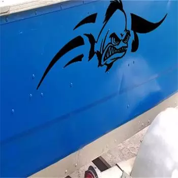 Наклейки на лодку с рыбами Виниловая наклейка Художественный узор Круиз Наклейки на кузов Водонепроницаемая наклейка