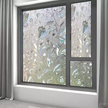 Наклейки на матовое стекло, пленка для защиты дверей в ванной, самоклеящаяся виниловая пленка для окон, статическая пленка, украшение для дома 30x100cm