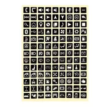 Наклейки на многофункциональные кнопки, светящиеся наклейки для автомобиля, наклейки на автомобильные фары, украшение для переключателя и реле