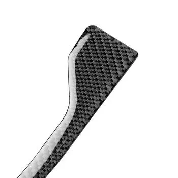 Наклейки на наружную раму панели передач автомобиля, накладка на ручку переключения передач, подходит для автомобиля Honda Fit/Jazz 2014-2018 1 чёрный