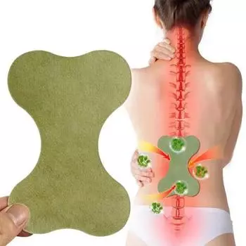 Наклейки на поясничный отдел позвоночника, полынь, медицинский пластырь, боли в спине, кости, облегчение боли, самонагревающийся пластырь 1PC зелёный