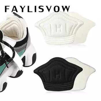 Наклейки на пятку для обуви, набивка уменьшенного размера, мужские и женские кроссовки, утолщенные противоизносные, защита от падения на пятке, стельки для обуви 8*11.5*1cm чёрный