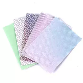 Наклейки на рыболовные приманки 5 шт./лот 7,3*10 см серебряные лазерные водонепроницаемые клейкие наклейки рыболовные приманки ремонт DIY Материал аксессуары