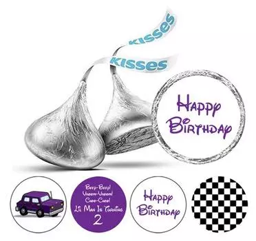 Наклейки на шоколадные этикетки Darling Souvenir Lil Man исполняется 2 года 190 шт. 0.75 Inches Diameter синий