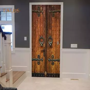 Наклейки на стену 3D-эффект дверная наклейка съемная настенная наклейка DIY настенное украшение для дома 20#