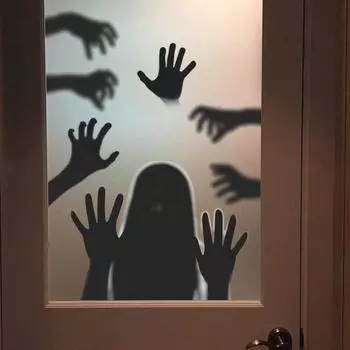 Наклейки на стену 75*33 см, съемные для спальни, гостиной, Хэллоуина