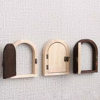 Наклейки на стену Украшение стены Креативная деревянная наклейка на выключатель двери Защитная крышка для розетки